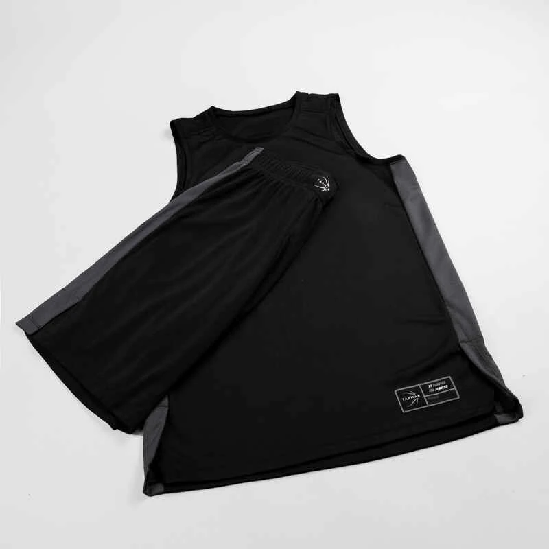 SHORT BASKETBALL HOMME / FEMME - SH500 NOIR 4 SHORT BASKETBALL HOMME / FEMME - SH500 NOIR – Image 2