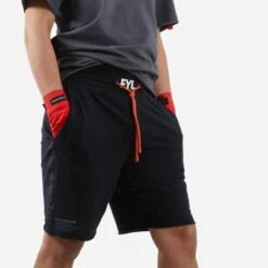 SHORT DE BOXE 100 ADULTE NOIR