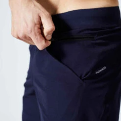Short De Fitness 2 En 1 Collection Respirant Poche Zippé Homme - Blue Noir -ProSportif Boutique short de fitness 2 en 1 collection respirant poche zippe homme blue noir 3