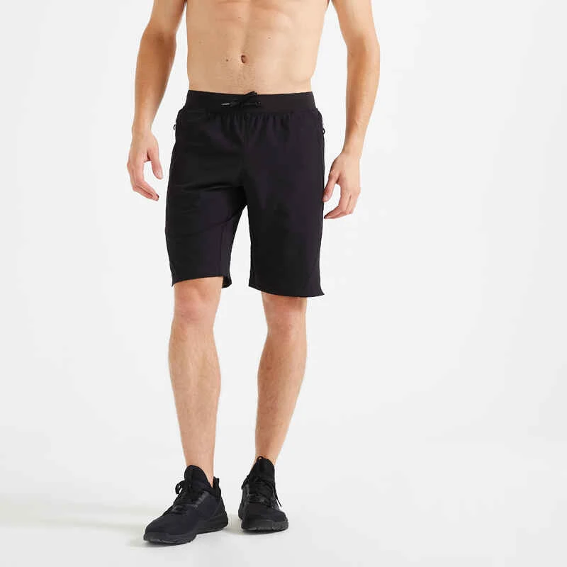 Short De Fitness Collection Respirant Poches Zippées Homme - Noir 3 Short De Fitness Collection Respirant Poches Zippées Homme - Noir