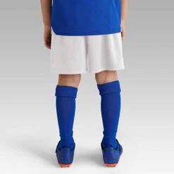 Kipsta Short De Football Enfant F100 Blanc -ProSportif Boutique short de football enfant f100 bleu indigo 3