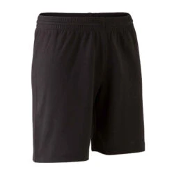 Kipsta Short De Football Enfant ESSENTIEL Noir