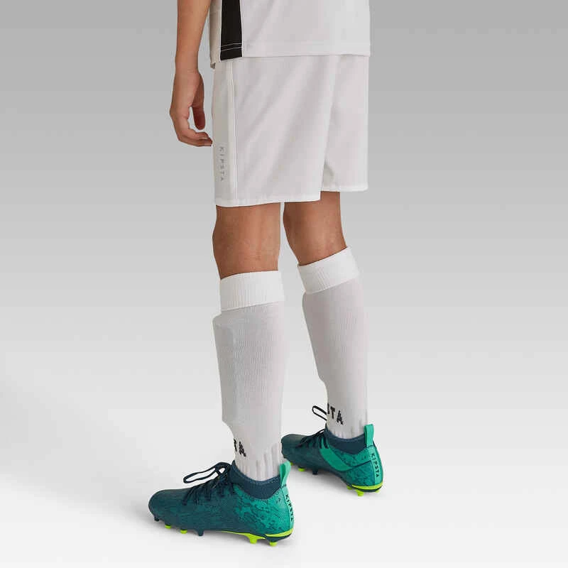 Kipsta Short De Football VIRALTO CLUB Enfant Blanc 7 Kipsta Short De Football VIRALTO CLUB Enfant Blanc â Image 5