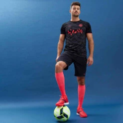 Kipsta SHORT DE FOOTBALL VIRALTO II NOIR & GRIS ANTHRACITE -ProSportif Boutique short de football viralto ii noir gris anthracite 7