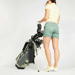 Short De Golf Femme MW500 Vert -ProSportif Boutique short de golf femme mw500 bleu marine 2
