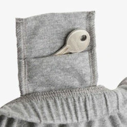 Short Fitness Homme Coton Droit Avec Poche Clés - 100 Gris Court -ProSportif Boutique short de sport 100 court homme noir 5