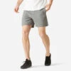Short Court Fitness Homme - 100 Gris 2 Short Court Fitness Homme - 100 Gris -ProSportif Boutique short de sport coton fitness court