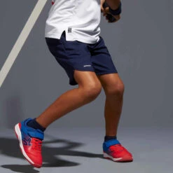 Artengo Short De Tennis Garcon - TSH500 Bleu Marine -ProSportif Boutique short de tennis garcon tsh500 bleu marine 9