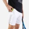 SHORT DE TENNIS HOMME - ARTENGO ESSENTIAL+ BLANC 1 SHORT DE TENNIS HOMME - ARTENGO ESSENTIAL+ BLANC -ProSportif Boutique short de tennis homme dry tsh 500 blanc