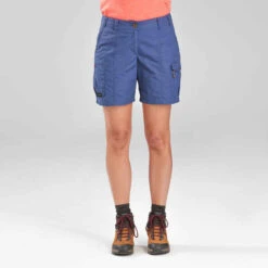 Short De Trek Voyage - TRAVEL 100 Bleu Femme 13 Short De Trek Voyage - TRAVEL 100 Bleu Femme -ProSportif Boutique short de trek voyage travel 100 bleu femme 1