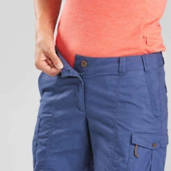Short De Trek Voyage - TRAVEL 100 Bleu Femme 17 Short De Trek Voyage - TRAVEL 100 Bleu Femme -ProSportif Boutique short de trek voyage travel 100 bleu femme 5
