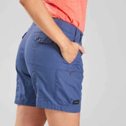 Short De Trek Voyage - TRAVEL 100 Bleu Femme 18 Short De Trek Voyage - TRAVEL 100 Bleu Femme -ProSportif Boutique short de trek voyage travel 100 bleu femme 6