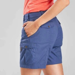 Short De Trek Voyage - TRAVEL 100 Bleu Femme 19 Short De Trek Voyage - TRAVEL 100 Bleu Femme -ProSportif Boutique short de trek voyage travel 100 bleu femme 7