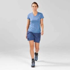 Short De Trek Voyage - TRAVEL 100 Bleu Femme 20 Short De Trek Voyage - TRAVEL 100 Bleu Femme -ProSportif Boutique short de trek voyage travel 100 bleu femme 8