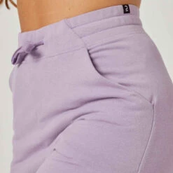 Short Fitness Femme Coton Avec Poche - 520 Mauve 14 Short Fitness Femme Coton Avec Poche - 520 Mauve -ProSportif Boutique short fitness femme majorite coton ecru 4