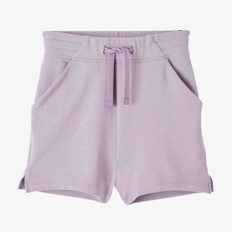 Short Fitness Femme Coton Avec Poche - 520 Mauve 8 Short Fitness Femme Coton Avec Poche - 520 Mauve â Image 6