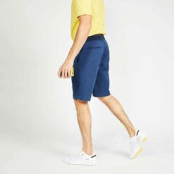 Short De Golf Homme MW500 Bleu Foncé