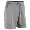 Kalenji SHORT RUNNING HOMME RUN DRY + N GRIS CLAIR 1 Kalenji SHORT RUNNING HOMME RUN DRY + N GRIS CLAIR -ProSportif Boutique short running homme run dry n gris clair