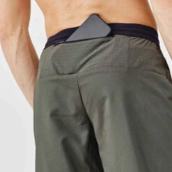 Kalenji Short Running Respirant Homme - Dry+ Olive Noire -ProSportif Boutique short running respirant homme dry bleu fonce 3