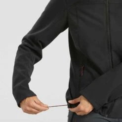 Softshell Chaude Coupe Vent De Trek Montagne - TREK 100 WINDWARM Noir Femme -ProSportif Boutique softshell chaude coupe vent de trek montagne trek 100 windwarm noir femme 5