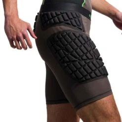 Sous Short De Protection Rugby Adulte Gris Vert -ProSportif Boutique sous short de protection rugby adulte gris vert 2