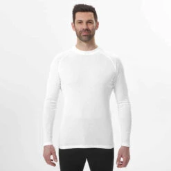 WEDZE Sous-vêtement De Ski Homme - BL 100 Haut - Blanc -ProSportif Boutique sous vetement de ski homme haut 100 blanc 3