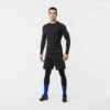 Kipsta SOUS-VETEMENT THERMIQUE HAUT MANCHES LONGUES ADULTE NOIR KEEPCOMFORT 100 -ProSportif Boutique sous vetement haut keepcomfort manches longues adulte football gris