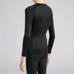 Kipsta SOUS-VETEMENT THERMIQUE HAUT MANCHES LONGUES ENFANT NOIR KEEPCONFORT 100 16 Kipsta SOUS-VETEMENT THERMIQUE HAUT MANCHES LONGUES ENFANT NOIR KEEPCONFORT 100 -ProSportif Boutique sous vetement haut keepcomfort manches longues enfant football noir 5