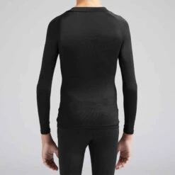 Kipsta SOUS-VETEMENT THERMIQUE HAUT MANCHES LONGUES ENFANT NOIR KEEPCONFORT 100 18 Kipsta SOUS-VETEMENT THERMIQUE HAUT MANCHES LONGUES ENFANT NOIR KEEPCONFORT 100 -ProSportif Boutique sous vetement haut keepcomfort manches longues enfant football noir 7