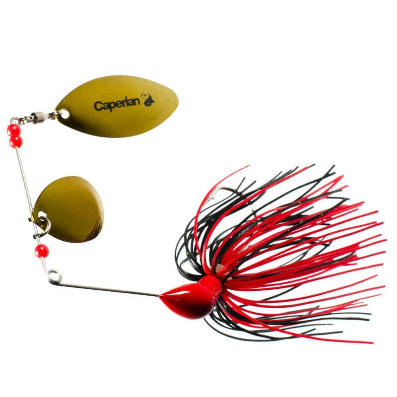 Spinnerbait Pêche Aux Leurres Buckhan 16gr Rouge / Noir 3 Spinnerbait Pêche Aux Leurres Buckhan 16gr Rouge / Noir