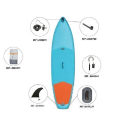 STAND UP PADDLE GONFLABLE DÉBUTANT 9 PIEDS BLEU ET ORANGE 27 STAND UP PADDLE GONFLABLE DÉBUTANT 9 PIEDS BLEU ET ORANGE -ProSportif Boutique stand up paddle gonflable de randonnee debutant 9 pieds bleu et orange 5