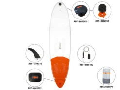 STAND UP PADDLE GONFLABLE LONGBOARD DE SURF 500 | 10' 140L BLANC -ProSportif Boutique stand up paddle gonflable longboard de surf 500 10 140l blanc 5