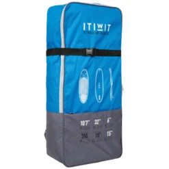 STAND UP PADDLE GONFLABLE RANDONNEE 100 / 10'7 BLEU -ProSportif Boutique stand up paddle gonflable randonnee 100 slash 10 7 bleu 16