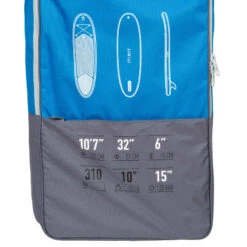 STAND UP PADDLE GONFLABLE RANDONNEE 100 / 10'7 BLEU -ProSportif Boutique stand up paddle gonflable randonnee 100 slash 10 7 bleu 19