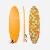 SURF MOUSSE 500 6' - Livré Avec 1 Leash Et 3 Ailerons -ProSportif Boutique surf mousse 500 6 livree avec 1 leash et 3 ailerons