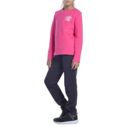 Survêtement 100 Gym Fille Rose Imprimé Warm'y -ProSportif Boutique survetement 100 gym fille rose imprime warm y 4