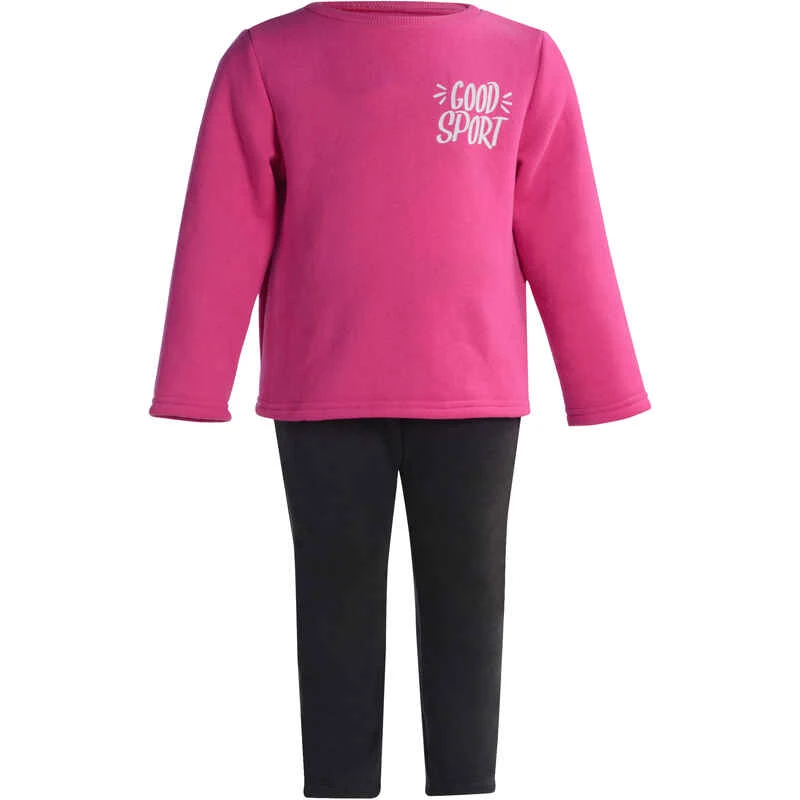 Survêtement Baby Gym Warm'y 100 Rose 4 Survêtement Baby Gym Warm'y 100 Rose – Image 2