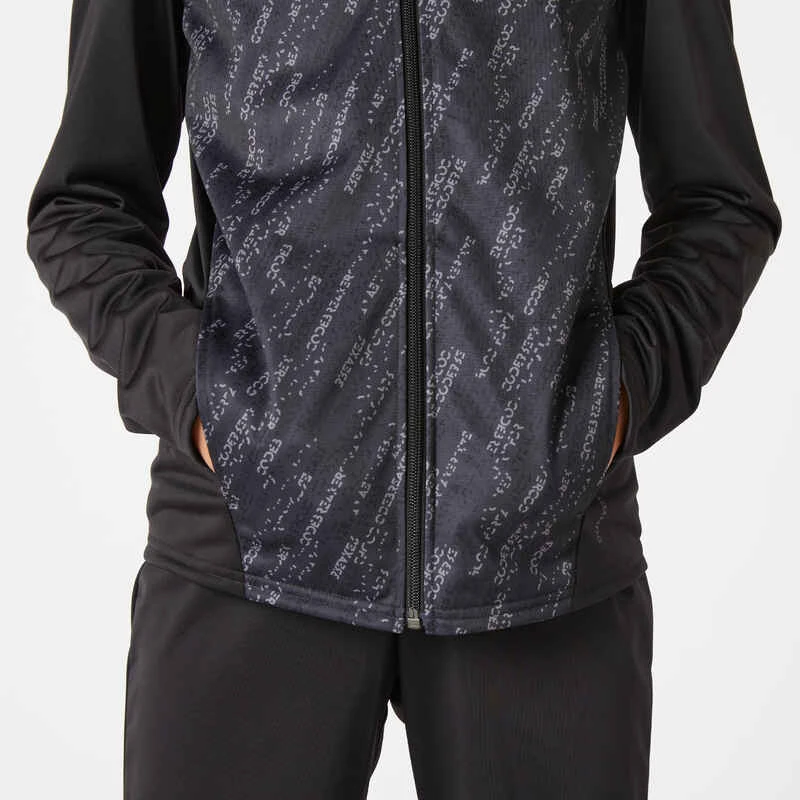 Survêtement Enfant Synthétique Respirant écodesign - Gym'y Noir Et Imprimé 5 Survêtement Enfant Synthétique Respirant écodesign - Gym'y Noir Et Imprimé – Image 3