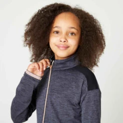 Survêtement Enfant Synthétique Respirant - S500 Noir Et Gris Chiné Foncé -ProSportif Boutique survetement enfant synthetique respirant s500 gris chine clair et rose 4