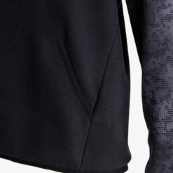 Sweat Capuche Chaud 100 Garçon GYM ENFANT Noir Imprimé 9 Sweat Capuche Chaud 100 Garçon GYM ENFANT Noir Imprimé -ProSportif Boutique sweat capuche chaud 100 garcon gym enfant noir imprime 3