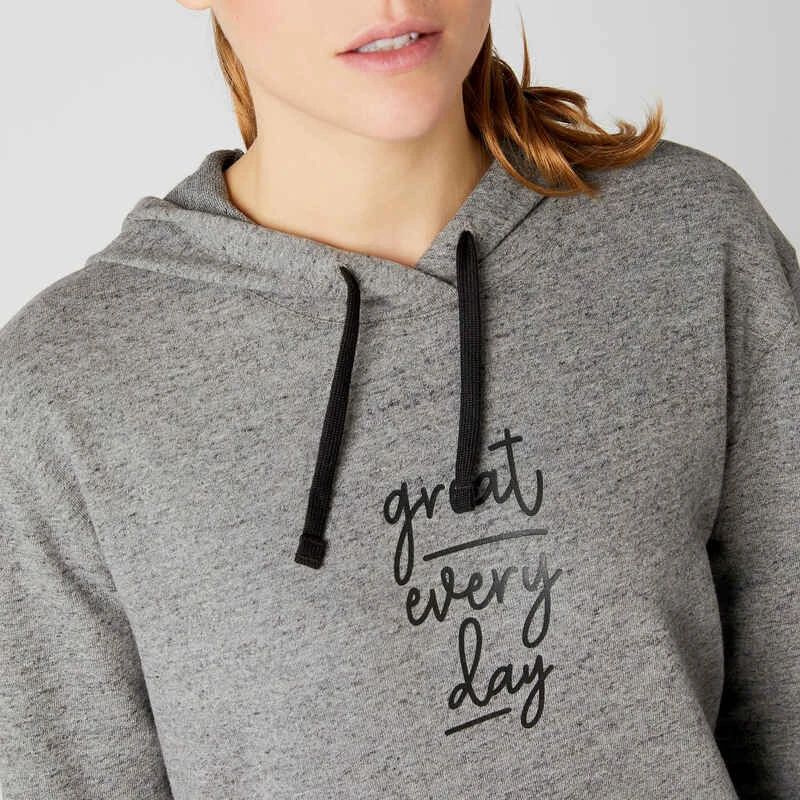 Sweat Capuche Fitness Gris 7 Sweat Capuche Fitness Gris – Image 5