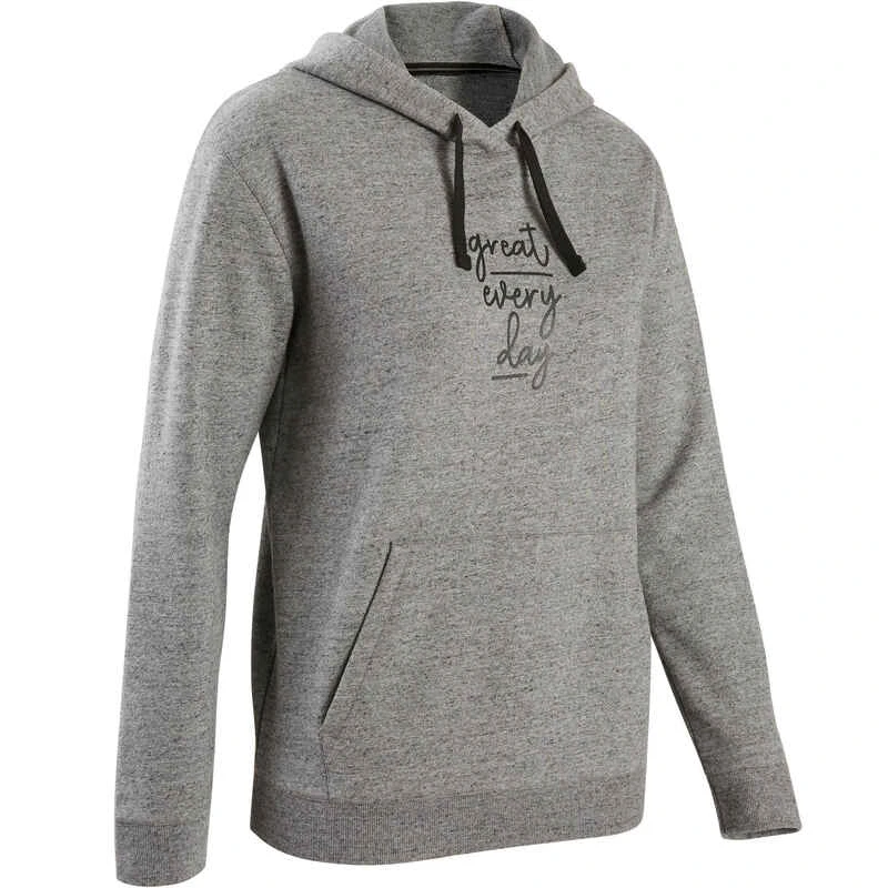 Sweat Capuche Fitness Gris 9 Sweat Capuche Fitness Gris – Image 7