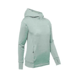 Kalenji Sweat Running à Capuche Femme - Warm Vert -ProSportif Boutique sweat capuche running run warm noir femme 6