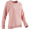 Sweat Training Femme 100 Rose -ProSportif Boutique sweat training femme 100 rose pale