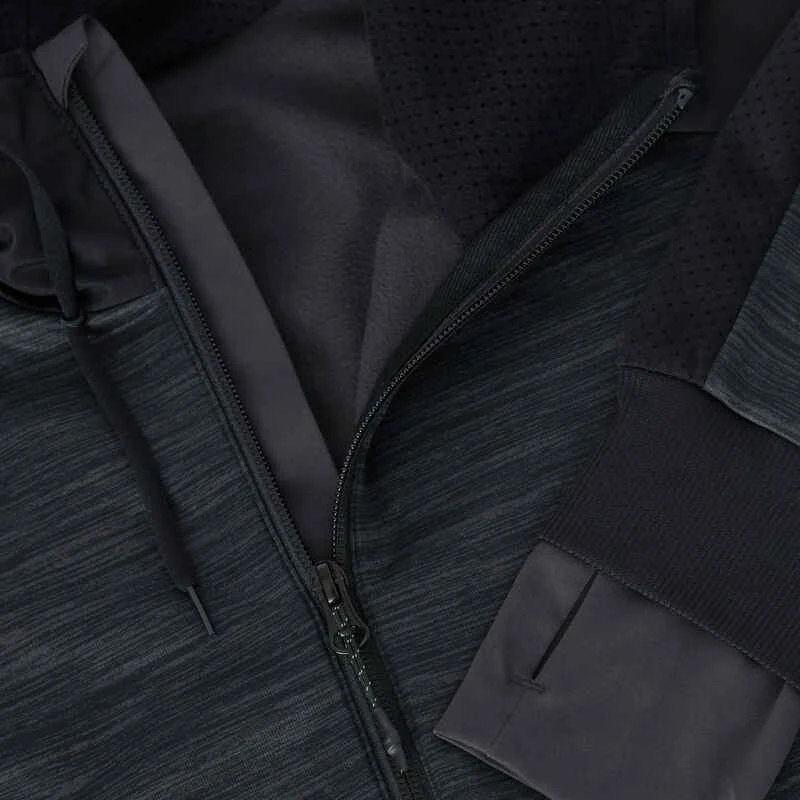 SWEAT ZIPPÉ A CAPUCHE DE RUNNING HOMME KALENJI WARM + NOIR 10 SWEAT ZIPPÉ A CAPUCHE DE RUNNING HOMME KALENJI WARM + NOIR – Image 8