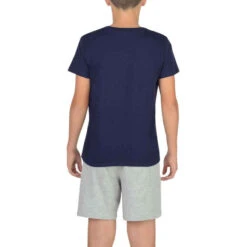 T-Shirt 100 Manches Courtes Gym Garçon Imprimé Bleu -ProSportif Boutique t shirt 100 manches courtes gym garcon imprime bleu 3