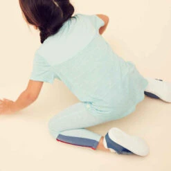 T-shirt Léger Respirant Enfant - 500 Turquoise 13 T-shirt Léger Respirant Enfant - 500 Turquoise -ProSportif Boutique t shirt 500 baby gym fille et garcon orange 4