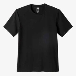 T-shirt Fitness Manches Courtes Coton Extensible Col Rond Homme Noir 21 T-shirt Fitness Manches Courtes Coton Extensible Col Rond Homme Noir -ProSportif Boutique t shirt 500 homme blanc 5
