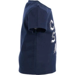 T-Shirt 500 Manches Courtes Gym Baby Imprimé Bleu Marine -ProSportif Boutique t shirt 500 manches courtes gym baby imprime bleu marine 2