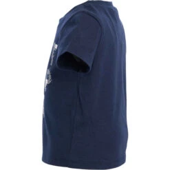 T-Shirt 500 Manches Courtes Gym Baby Imprimé Bleu Marine -ProSportif Boutique t shirt 500 manches courtes gym baby imprime bleu marine 4